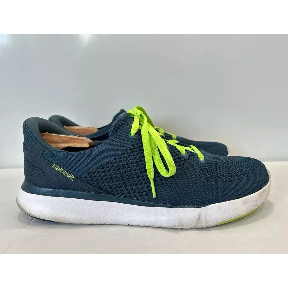 Kizik Lima Knit Handsfree Athletic Comfort Shoes Sneakers Tidepool Blue Men's 11